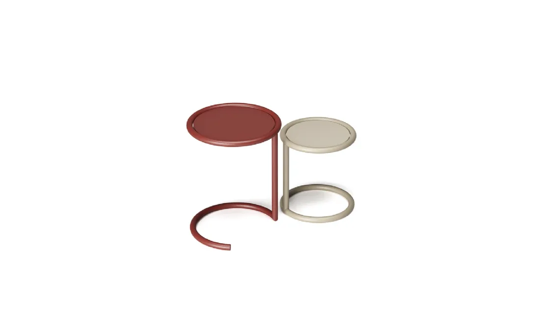 Tavolini con top in HPL Rim Side Table di Infiniti