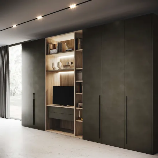 Armadio Flat in laccato Metallico di GF Interiors