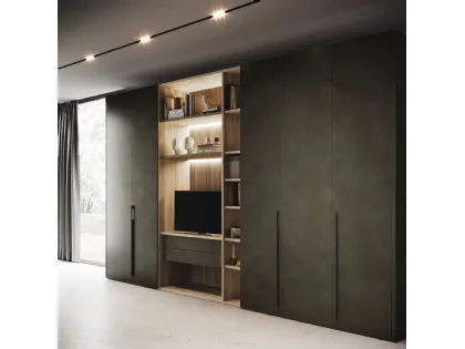 Armadio Flat in laccato Metallico di GF Interiors