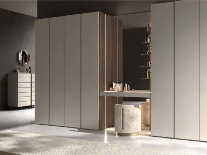 Armadio ad anta battente laccato opaco Groove di GF Interiors