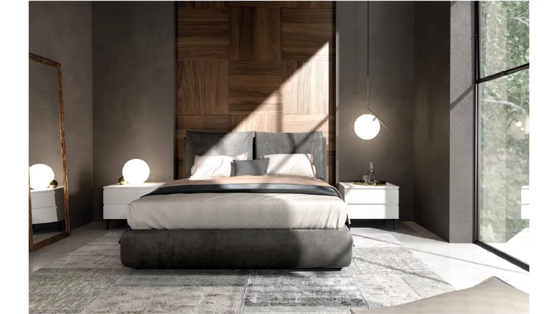 Letto con box contenitore Bossa di GF Interiors