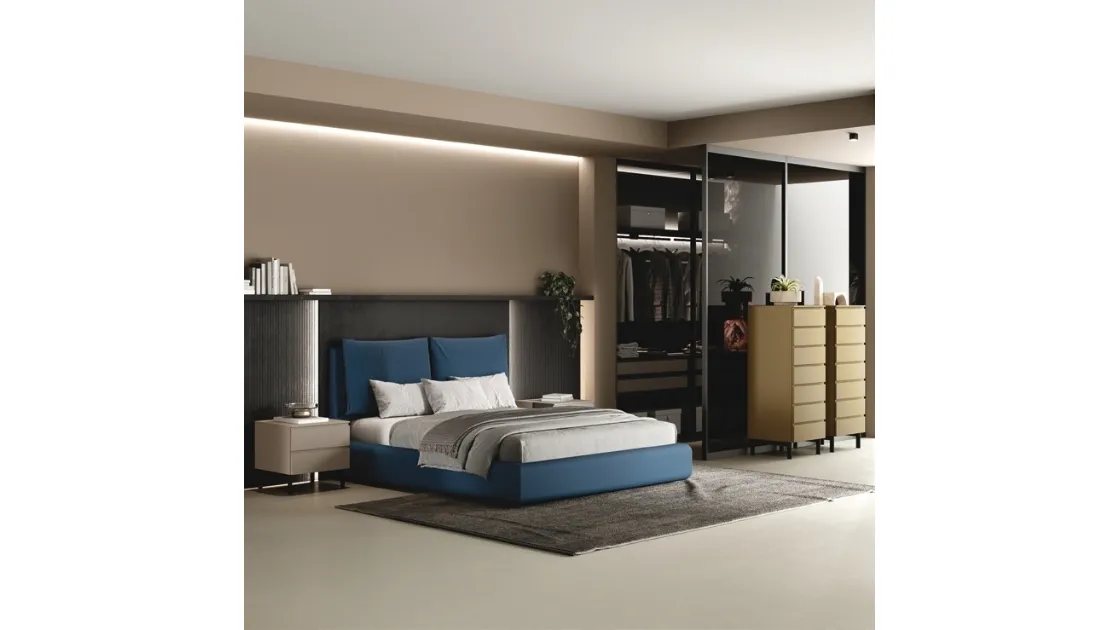 Letto con box contenitore Bossa di GF Interiors