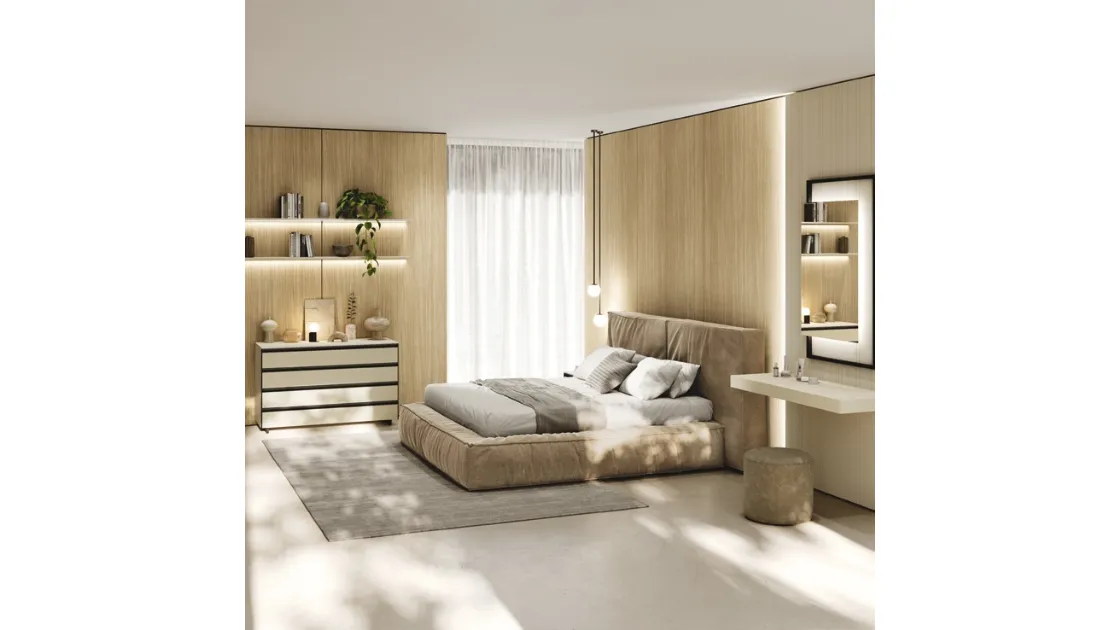 Letto in tessuto Pops di GF Interiors