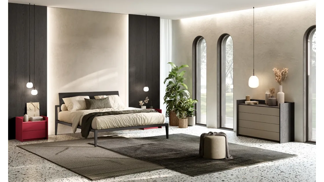 Letto in rovere Thelonius di GF Interiors