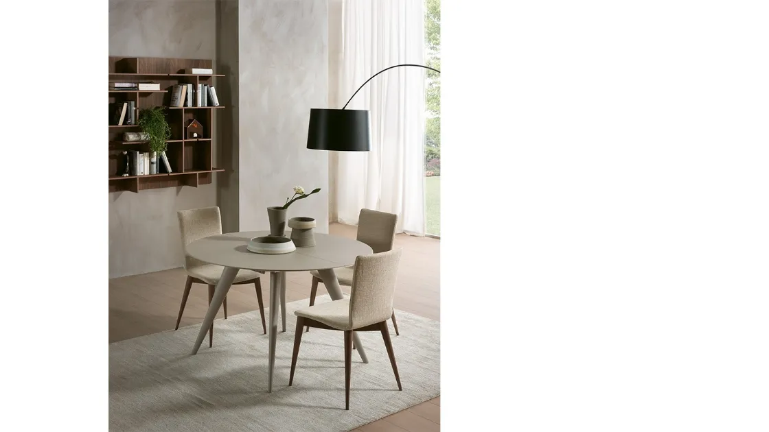 Tavolo allungabile Elegance rotondo di Pacini e Cappellini